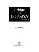 Bridge for DUMmIES 2nd