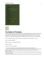 The Battle of Principles ppt