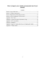 How to import your vehicle permanently into Great Britain doc