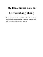 Mẹ làm chú lừa vải cho bé chơi nhong nhong potx