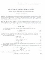 Ước lượng mờ trạng thái hệ thống phi tuyến. doc