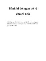 Bánh bí đỏ ngon bổ rẻ cho cả nhà pdf