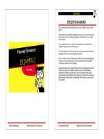 Home finance for dummies