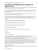 The History of England from the Accession of James II, Vol. 5 pptx