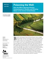 Poisoning the Well: How the EPA is Ignoring Atrazine Contamination in Surface and Drinking Water in the Central United States pot