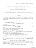 Ước lượng nhiều mức trạng thái hệ động lực tuyến tính mờ. potx