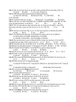 Đề Thi Tốt Nghiệp Hóa 2013 - Phần 3 - Đề 3 docx