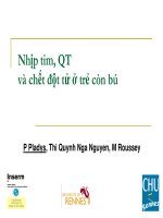 Nhịp tim, QT và chết đột tử ở trẻ còn bú pot