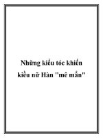 Những kiểu tóc khiến kiều nữ Hàn mê mẩn docx