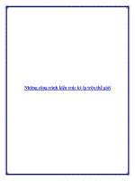 Những công trình kiến trúc kỳ lạ trên thế giới pot