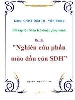 Báo cáo: đề tài 