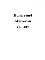 Humor and Moroccan Culture pptx