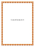 Những bài ca dao đề tài dặn dò potx