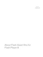 About Flash Asset Xtra for Flash Player 8 pptx