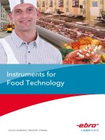 Instruments for Food Technology ppt