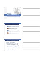 Các quyết định cả marketing quốc tế ppt