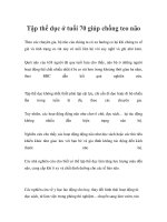 Tập thể dục ở tuổi 70 giúp chống teo não ppt