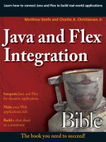 Java and Flex Integration Bible potx
