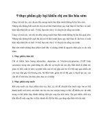 9 thực phẩm gây hại khiến chị em lão hóa sớm pptx