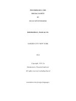 PSYCHOLOGY AND SOCIAL SANITY pptx