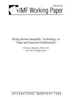 Rising Income Inequality: Technology, or Trade and Financial Globalization? pot