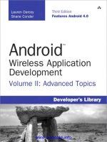 Android™ Wireless Application Development, Third Edition doc