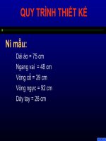 Quy trình thiết kế may mặc pptx