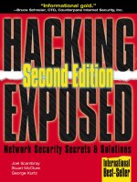 hacking exposed network security - secrets & solutions, 2nd ed.