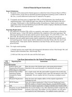 Federal Financial Report Instructions ppt
