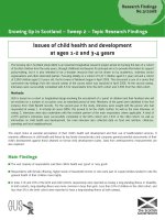 Issues of child health and development at ages 1-2 and 3-4 years ppt