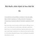 Bài thuốc chữa bệnh từ hoa thài lài tía potx