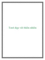 Tươi đẹp với thiên nhiên doc