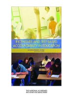 INCENTIVES AND TEST-BASED ACCOUNTABILITY IN EDUCATION doc