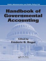 Handbook of Governmental Accounting doc