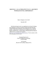 biofuels an alternative to u s air force petroleum fuel dependency pptx