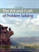 Art and craft of problem solving 22nd ed ~ paul zeitz