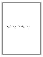 Ngõ hẹp của Agency ppt