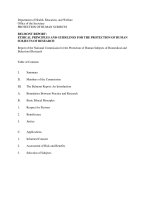 BELMONT REPORT: ETHICAL PRINCIPLES AND GUIDELINES FOR THE PROTECTION OF HUMAN SUBJECTS OF RESEARCH ppt