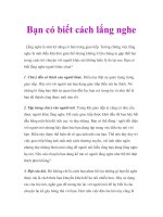 Bạn có biết cách lắng nghe potx