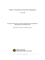 The impact of related variety on regional employment growth in Finland 1993- 2006: high-tech versus medium/low-tech potx