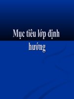 Mục tiêu lớp định hướng pdf