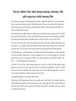 Tuyệt chiêu thu nhỏ dung lượng nhưng vẫn giữ nguyên chất lượng file docx