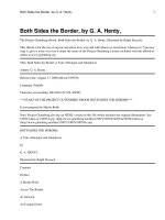 Both Sides the Border A Tale of Hotspur and Glendower docx