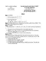 KỲ THI TUYỂN SINH VÀO LỚP 10 THPT NĂM HỌC 2012 – 2013 Môn thi: TOÁN ĐỀ 7 potx