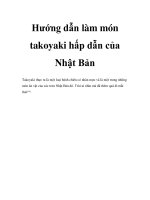 Hướng dẫn làm món takoyaki hấp dẫn của Nhật Bản pot