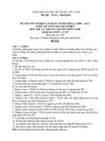 đề thi lí thuyết tốt nghiệp khóa 2 - kế toán doanh nghiệp - mã đề thi ktdn - lt (49)