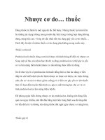 Nhược cơ do… thuốc docx