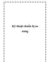 Kỹ thuật chuẩn bị ao ương pot