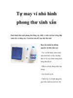 Tự may ví nhỏ hình phong thư xinh xắn pdf