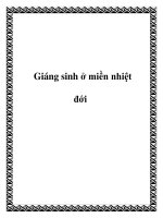 Giáng sinh ở miền nhiệt đới doc